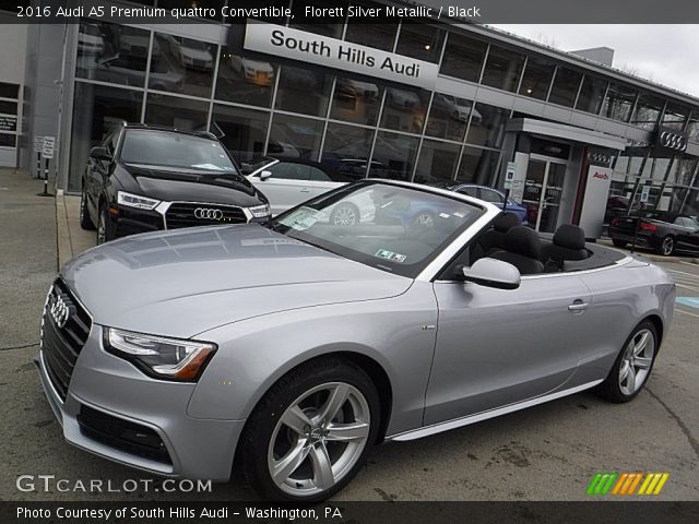 2016 Audi A5 Premium quattro Convertible in Florett Silver Metallic