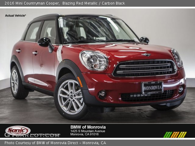 2016 Mini Countryman Cooper in Blazing Red Metallic