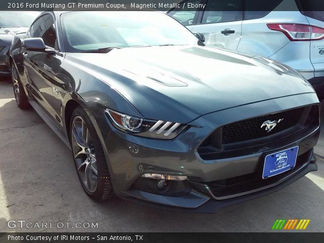 2016 Ford Mustang GT Premium Coupe in Magnetic Metallic