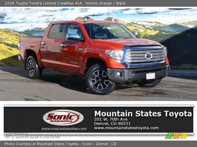 2016 Toyota Tundra Limited CrewMax 4x4 in Inferno Orange
