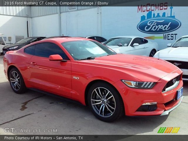 2016 Ford Mustang GT Coupe in Competition Orange