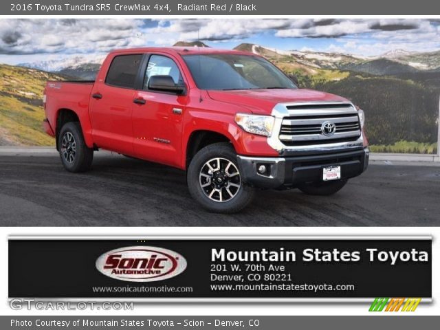 2016 Toyota Tundra SR5 CrewMax 4x4 in Radiant Red