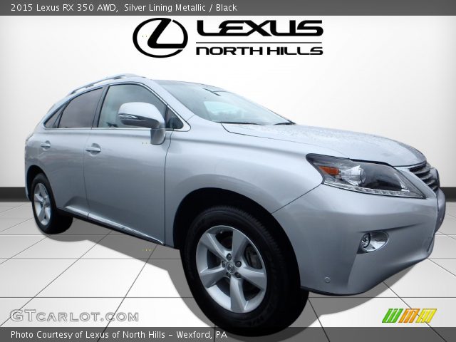 2015 Lexus RX 350 AWD in Silver Lining Metallic