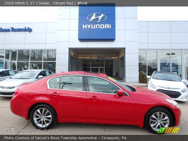 2009 Infiniti G 37 x Sedan in Vibrant Red