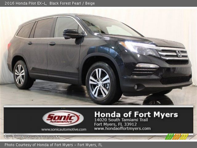 2016 Honda Pilot EX-L in Black Forest Pearl