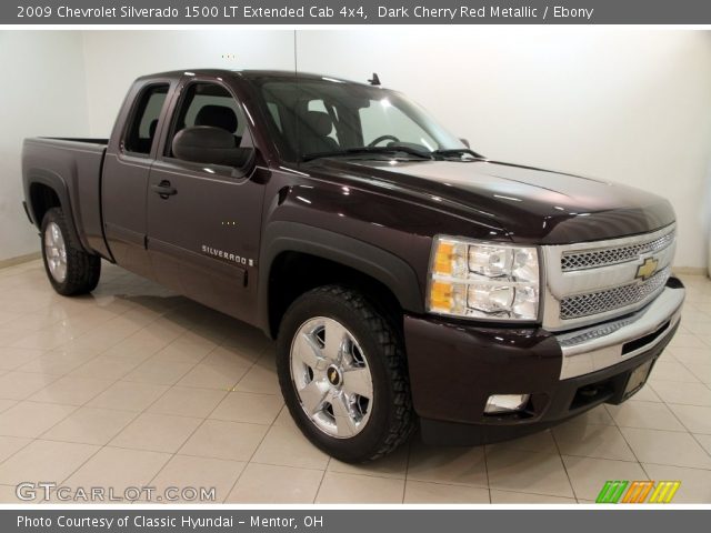 2009 Chevrolet Silverado 1500 LT Extended Cab 4x4 in Dark Cherry Red Metallic