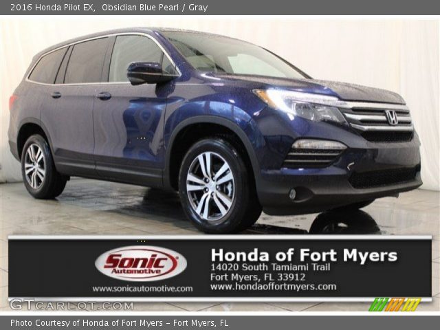 2016 Honda Pilot EX in Obsidian Blue Pearl