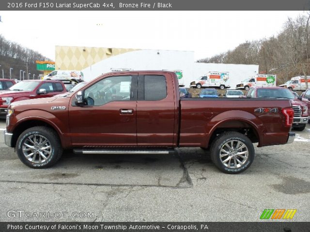 2016 Ford F150 Lariat SuperCab 4x4 in Bronze Fire