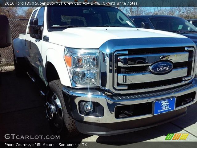 2016 Ford F350 Super Duty XLT Crew Cab 4x4 DRW in Oxford White