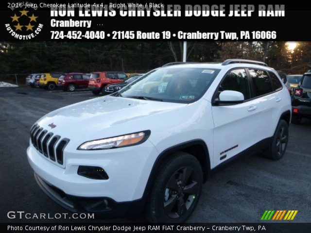 2016 Jeep Cherokee Latitude 4x4 in Bright White