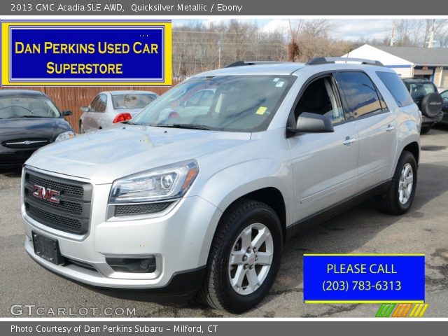 2013 GMC Acadia SLE AWD in Quicksilver Metallic