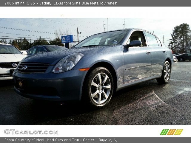2006 Infiniti G 35 x Sedan in Lakeshore Slate Blue Metallic