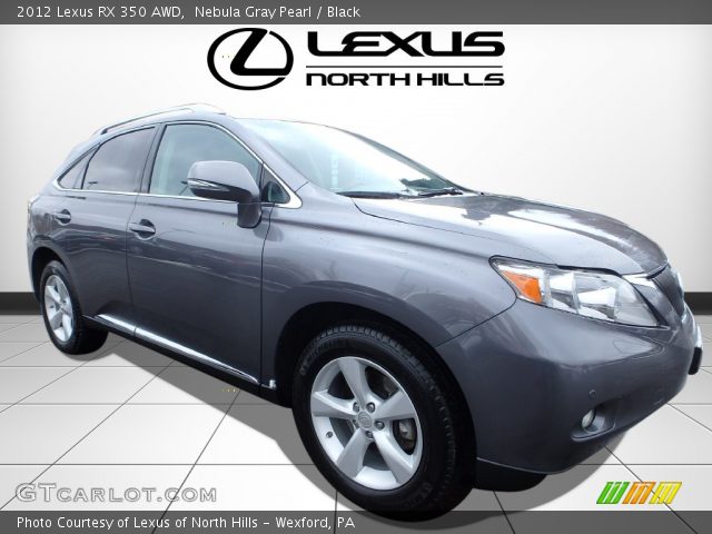 2012 Lexus RX 350 AWD in Nebula Gray Pearl