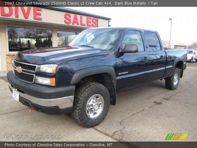 2007 Chevrolet Silverado 2500HD Classic LS Crew Cab 4x4 in Dark Blue Metallic