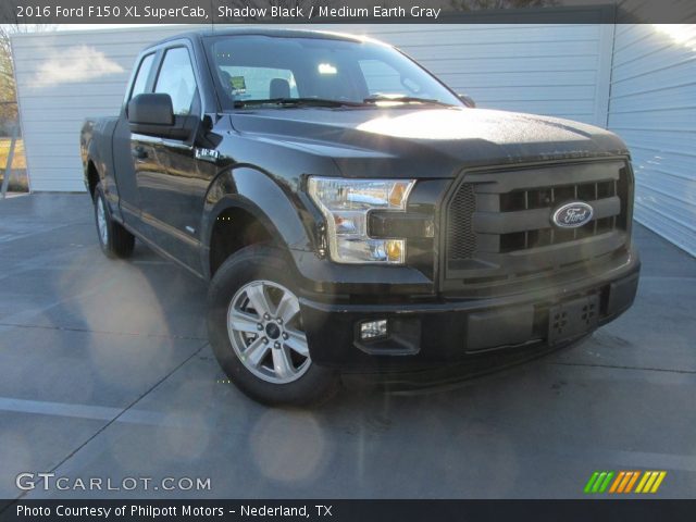 2016 Ford F150 XL SuperCab in Shadow Black
