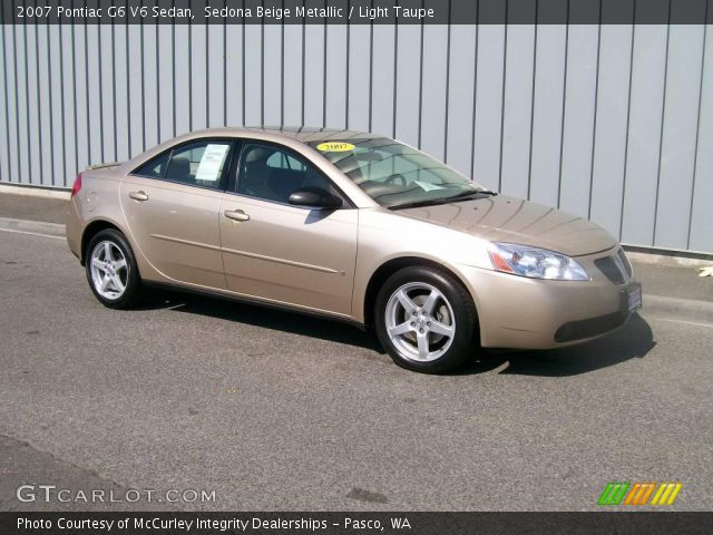 2007 Pontiac G6 V6 Sedan in Sedona Beige Metallic