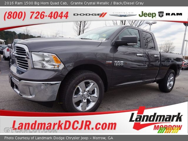 2016 Ram 1500 Big Horn Quad Cab in Granite Crystal Metallic