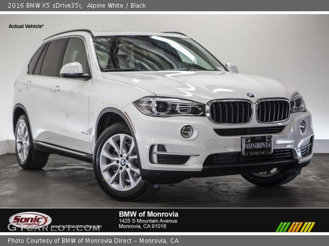 2016 BMW X5 sDrive35i in Alpine White