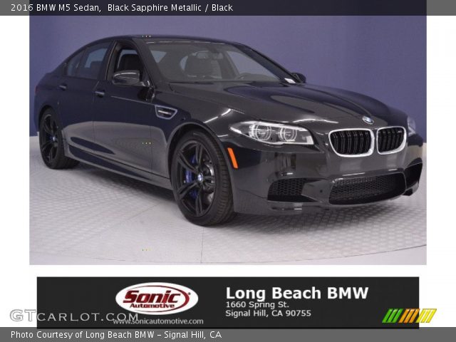 2016 BMW M5 Sedan in Black Sapphire Metallic