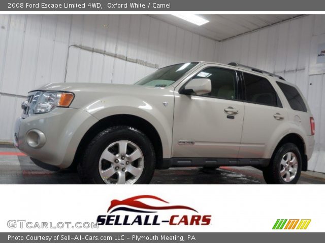 2008 Ford Escape Limited 4WD in Oxford White