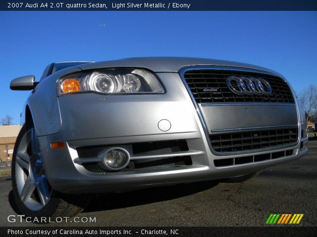 2007 Audi A4 2.0T quattro Sedan in Light Silver Metallic
