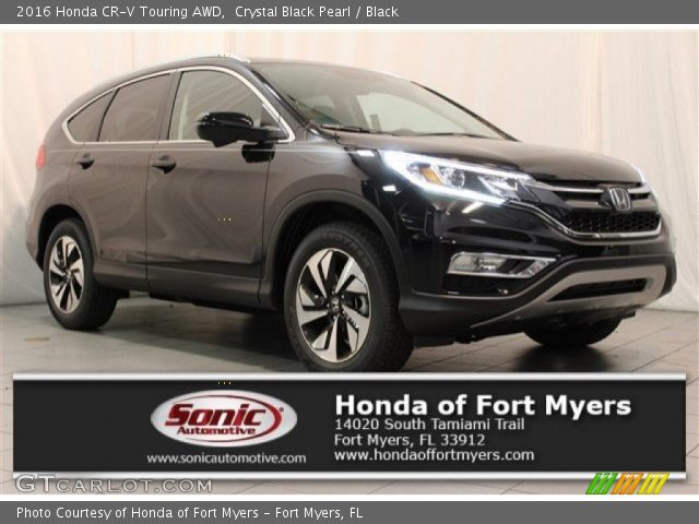 2016 Honda CR-V Touring AWD in Crystal Black Pearl