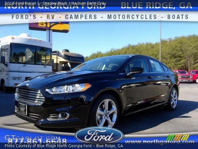 2016 Ford Fusion S in Shadow Black