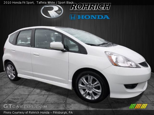 2010 Honda Fit Sport in Taffeta White