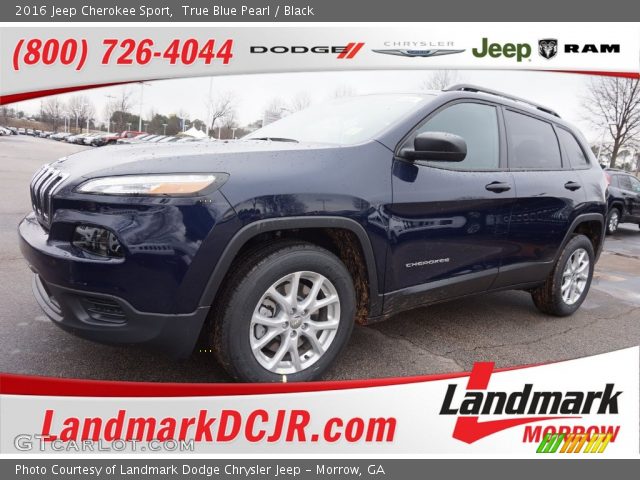 2016 Jeep Cherokee Sport in True Blue Pearl