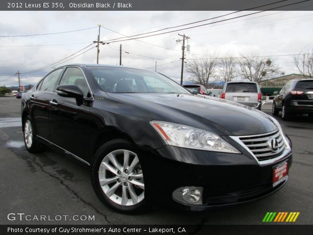 2012 Lexus ES 350 in Obsidian Black