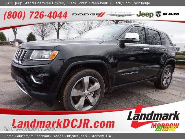 2015 Jeep Grand Cherokee Limited in Black Forest Green Pearl