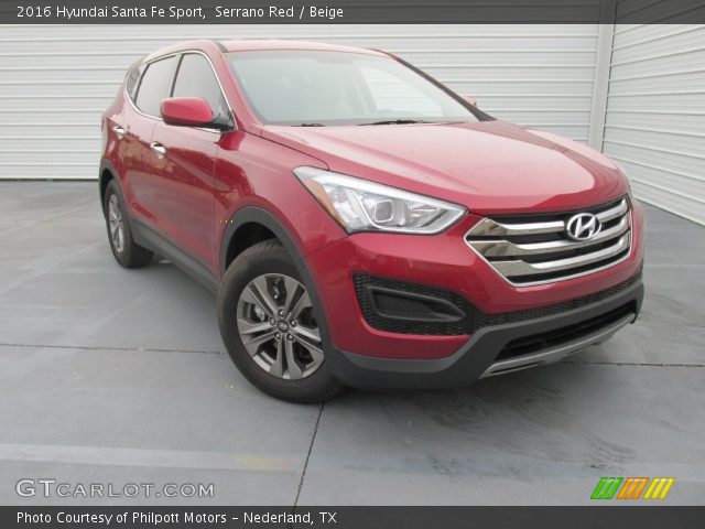2016 Hyundai Santa Fe Sport  in Serrano Red