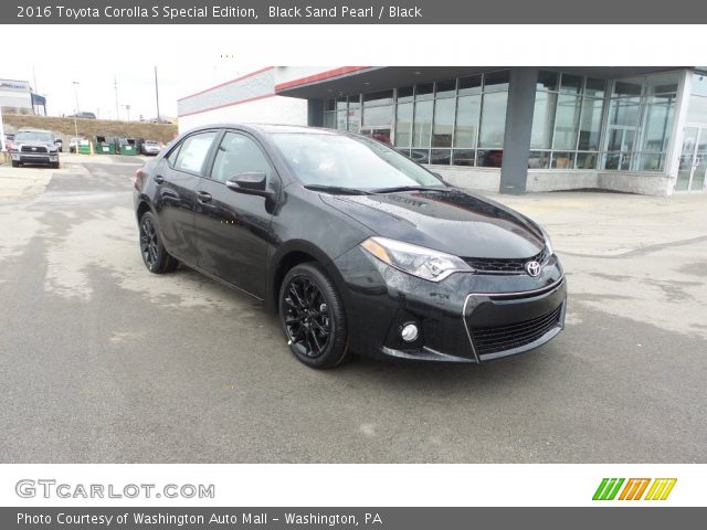 2016 Toyota Corolla S Special Edition in Black Sand Pearl