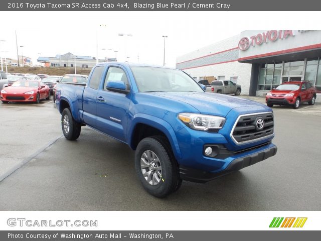 2016 Toyota Tacoma SR Access Cab 4x4 in Blazing Blue Pearl
