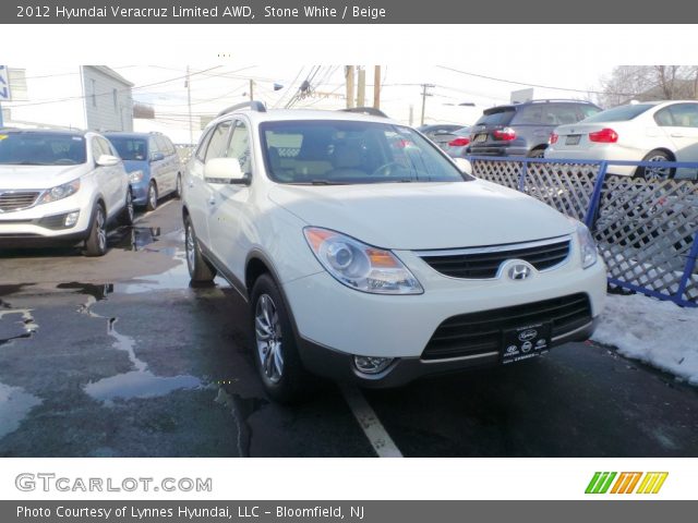 2012 Hyundai Veracruz Limited AWD in Stone White