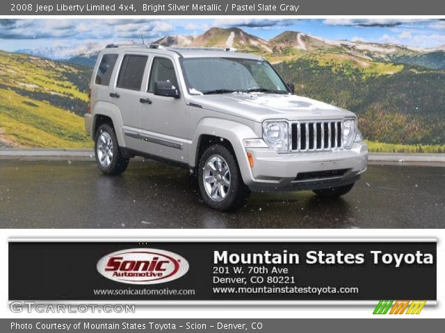 2008 Jeep Liberty Limited 4x4 in Bright Silver Metallic