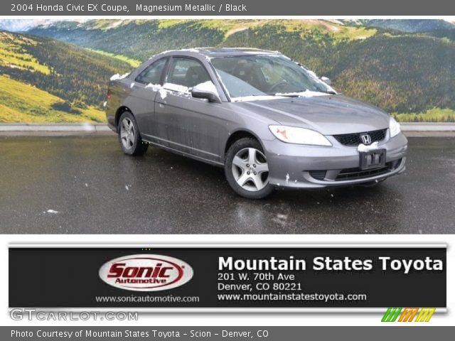 2004 Honda Civic EX Coupe in Magnesium Metallic