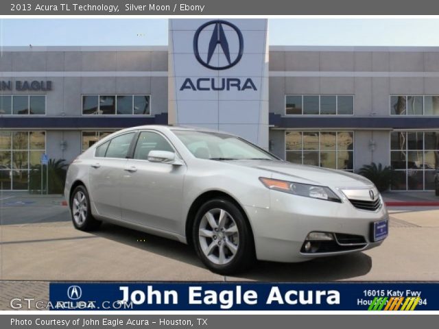 2013 Acura TL Technology in Silver Moon