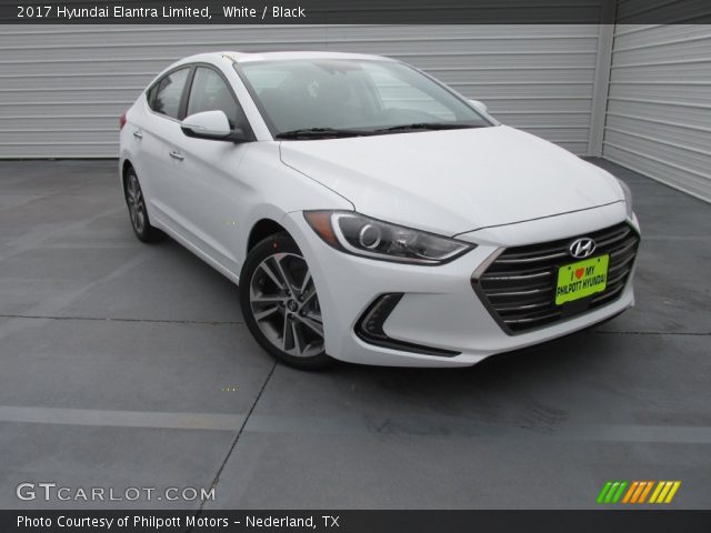 2017 Hyundai Elantra Limited in White