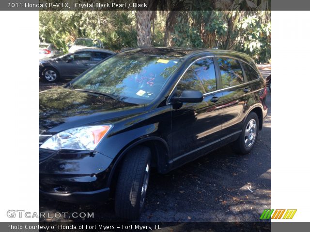 2011 Honda CR-V LX in Crystal Black Pearl