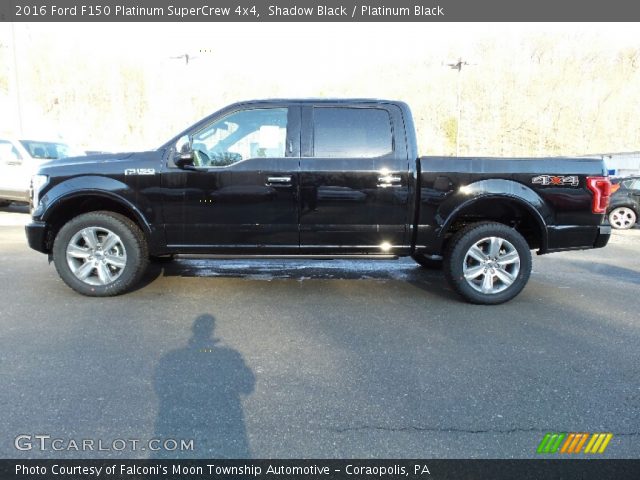 2016 Ford F150 Platinum SuperCrew 4x4 in Shadow Black