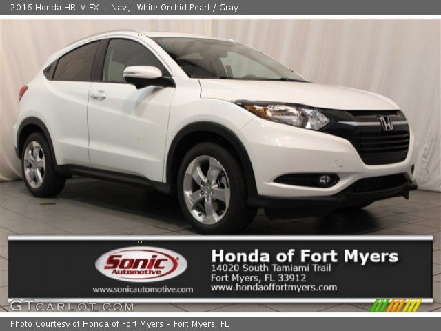 2016 Honda HR-V EX-L Navi in White Orchid Pearl