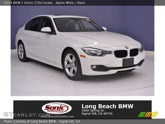 2014 BMW 3 Series 328d Sedan in Alpine White