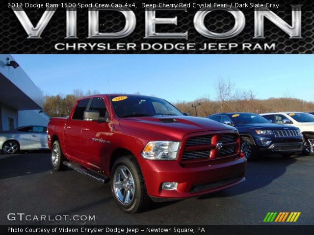 2012 Dodge Ram 1500 Sport Crew Cab 4x4 in Deep Cherry Red Crystal Pearl