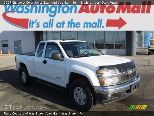 2005 Chevrolet Colorado LS Extended Cab 4x4 in Summit White