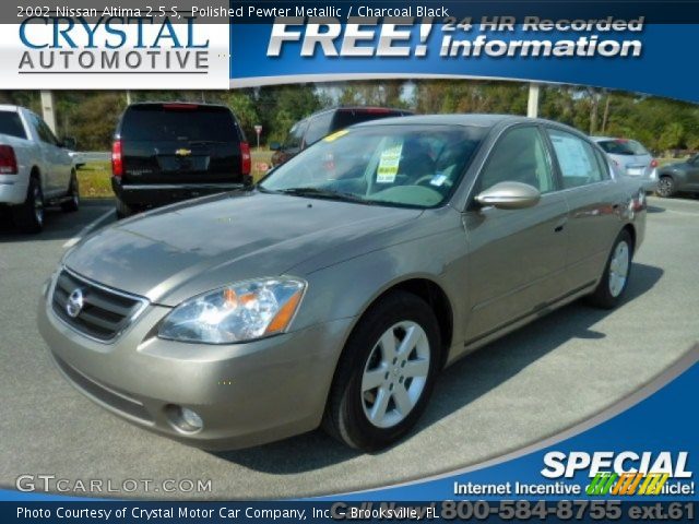 2002 Nissan Altima 2.5 S in Polished Pewter Metallic