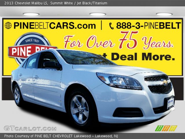 2013 Chevrolet Malibu LS in Summit White