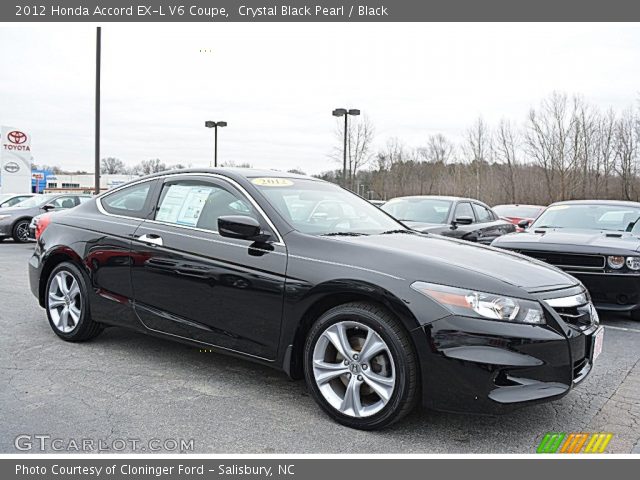 2012 Honda Accord EX-L V6 Coupe in Crystal Black Pearl