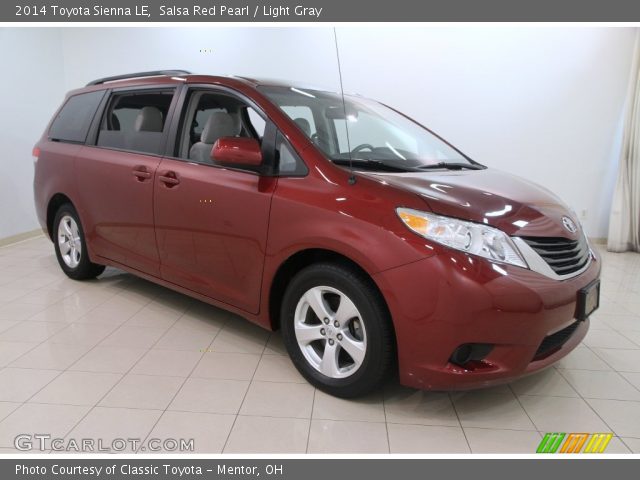 2014 Toyota Sienna LE in Salsa Red Pearl