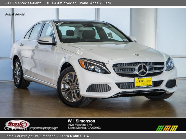2016 Mercedes-Benz C 300 4Matic Sedan in Polar White